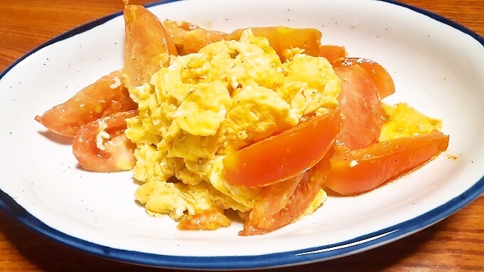 トマトと卵の炒め物～リコピンは加熱すると吸収率3倍！
