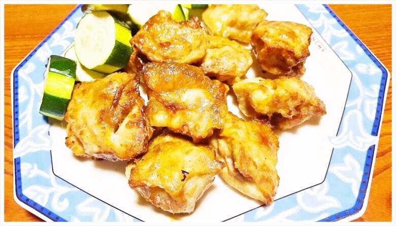 揚げない鶏の唐揚げ 油を使わないヘルシーレシピ アラフォーオヤジの簡単素人料理